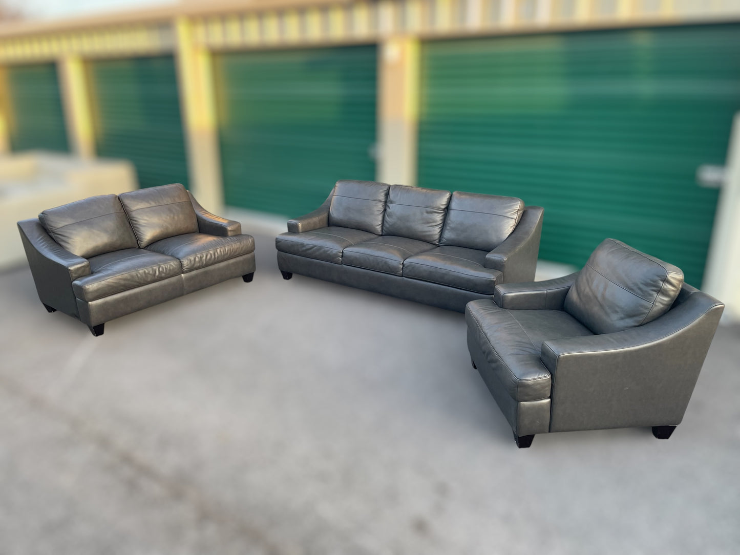 Merona 3-Piece Leather Set (Costco)