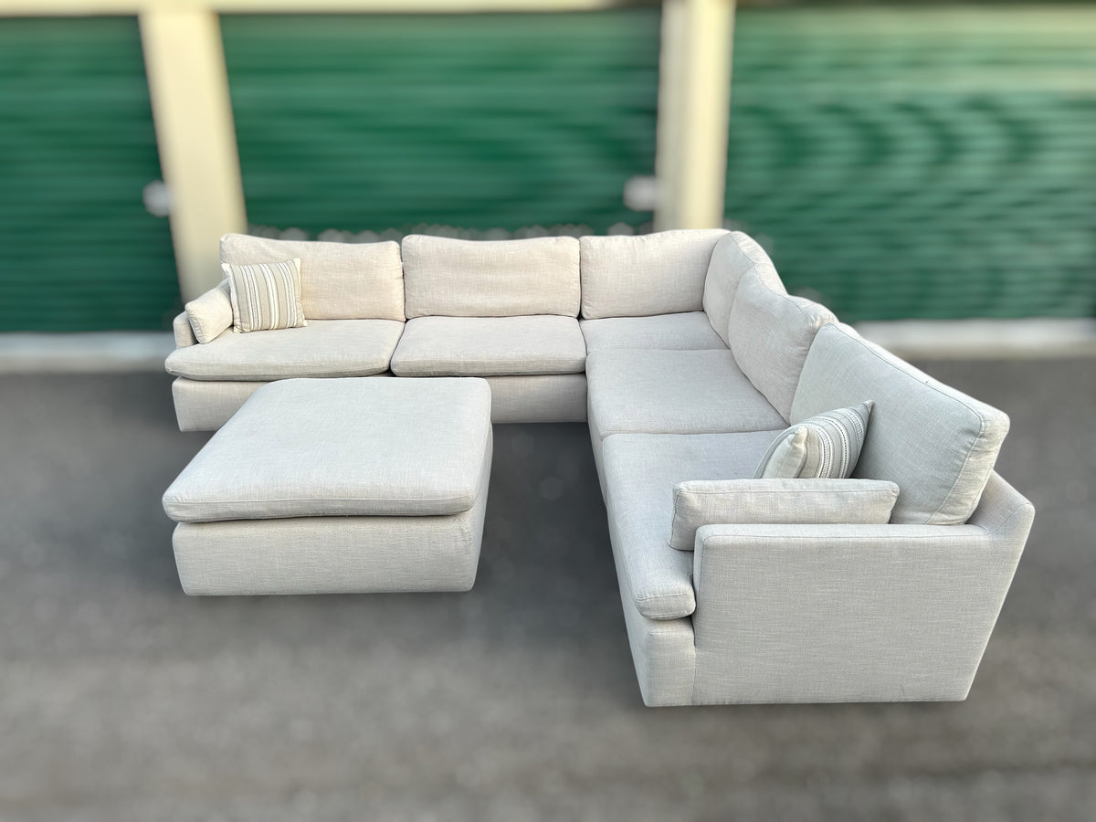 Off-White 3-Piece Modular Sectional from Ashley Furniture