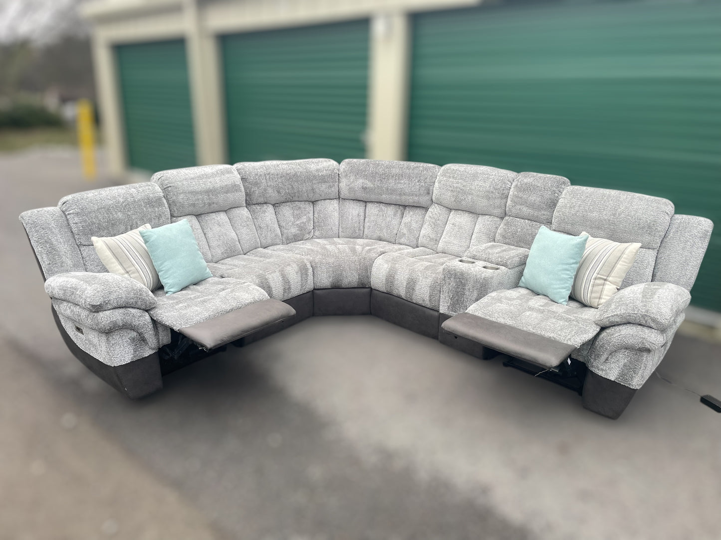 6-Piece Power Reclining Sectional – Ashley Furniture