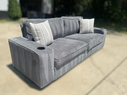 Grey Corduroy Sectional – Wayfair