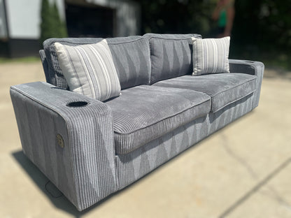 Grey Corduroy Sectional – Wayfair