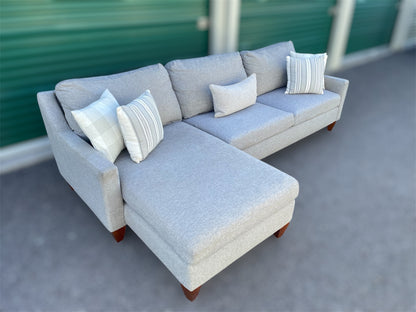 Grey 2-Piece Sectional Sofa – La-Z-Boy