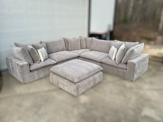 Aiden & Ivy Sereen Sectional – Costco (Taupe)