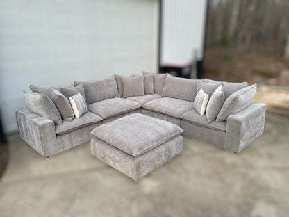 Aiden & Ivy Sereen Sectional – Costco (Dark Grey)