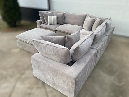 Aiden & Ivy Sereen Sectional – Costco (Taupe)