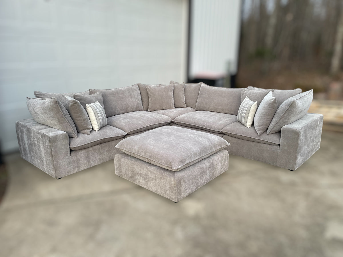 Aiden & Ivy Sereen Sectional – Costco (Taupe)