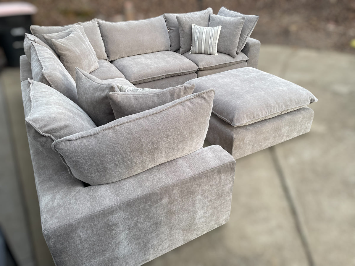 Aiden & Ivy Sereen Sectional – Costco (Taupe)
