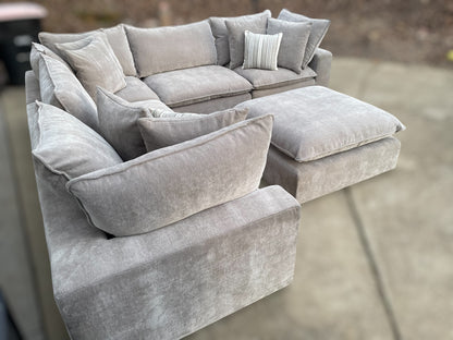 Aiden & Ivy Sereen Sectional – Costco (Taupe)