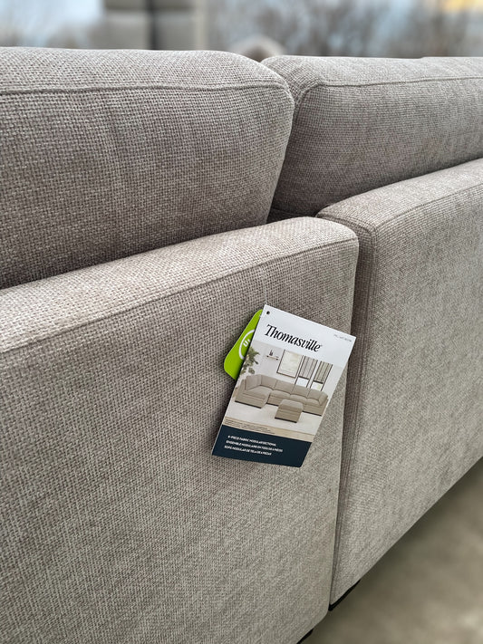 Thomasville Tisdale 6-Piece Sectional – Taupe (Costco)