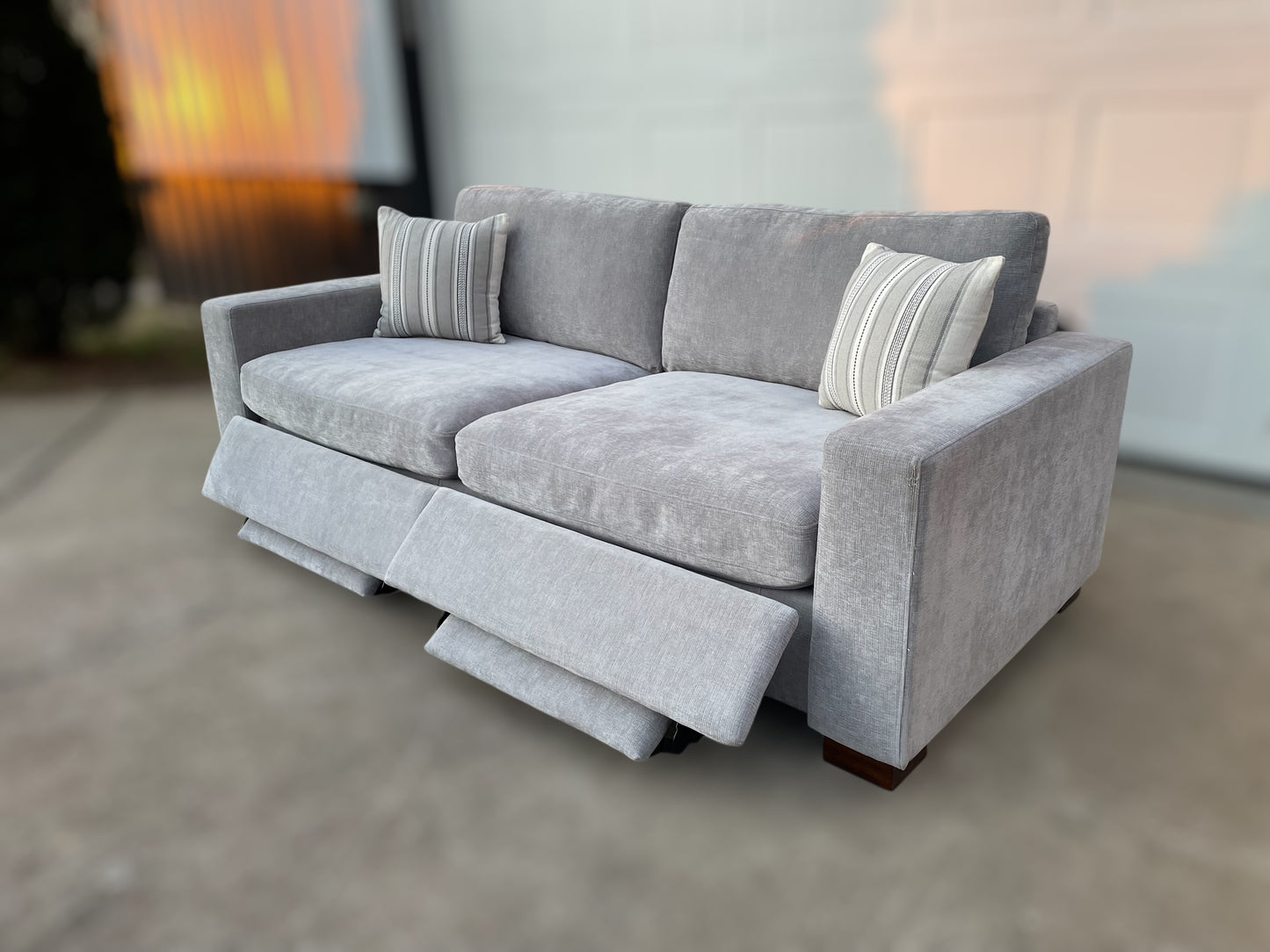 Henredon Skye Sofa w/ Dual Power Footrests – Costco