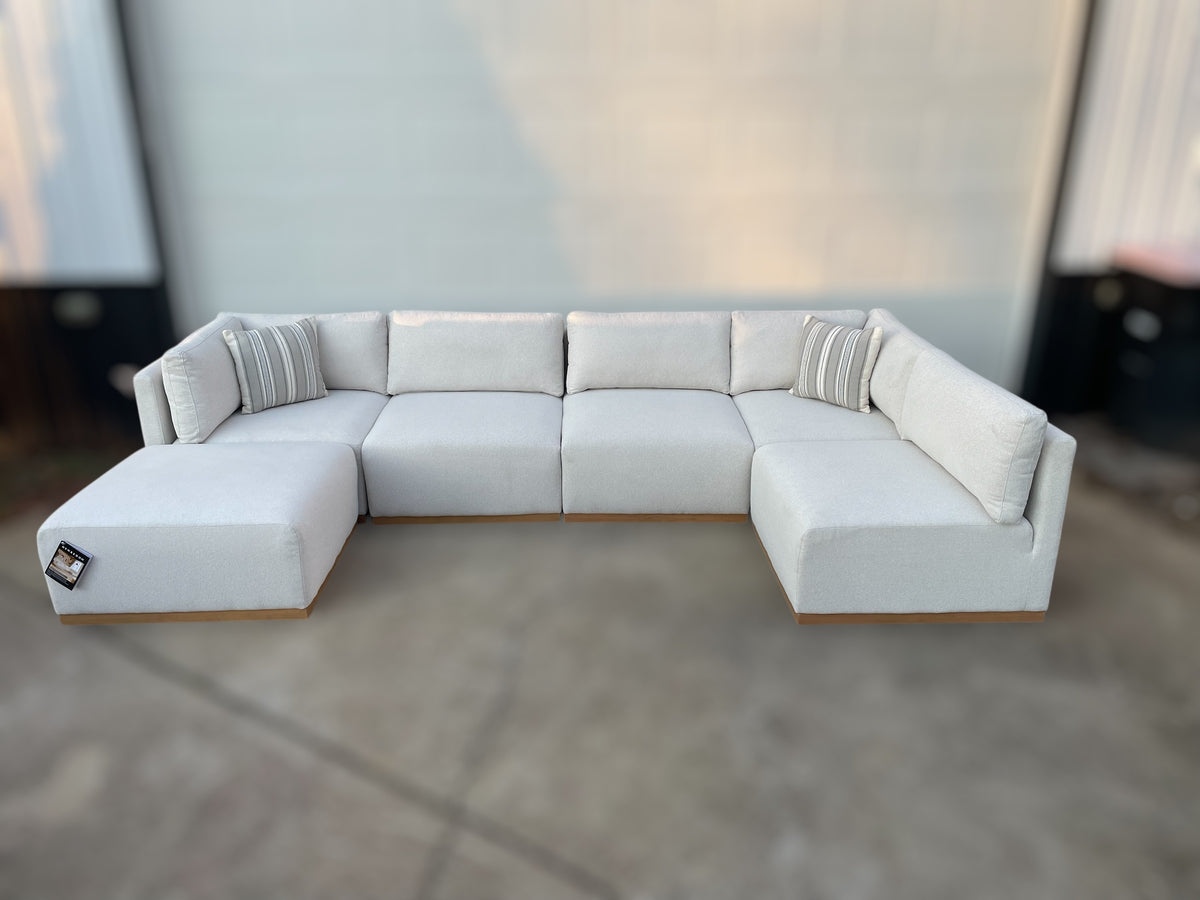 Henredon Murphy Fabric Modular Sectional w/ Ottoman – Costco
