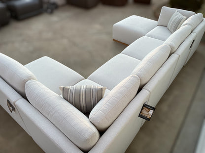 Henredon Murphy Fabric Modular Sectional w/ Ottoman – Costco