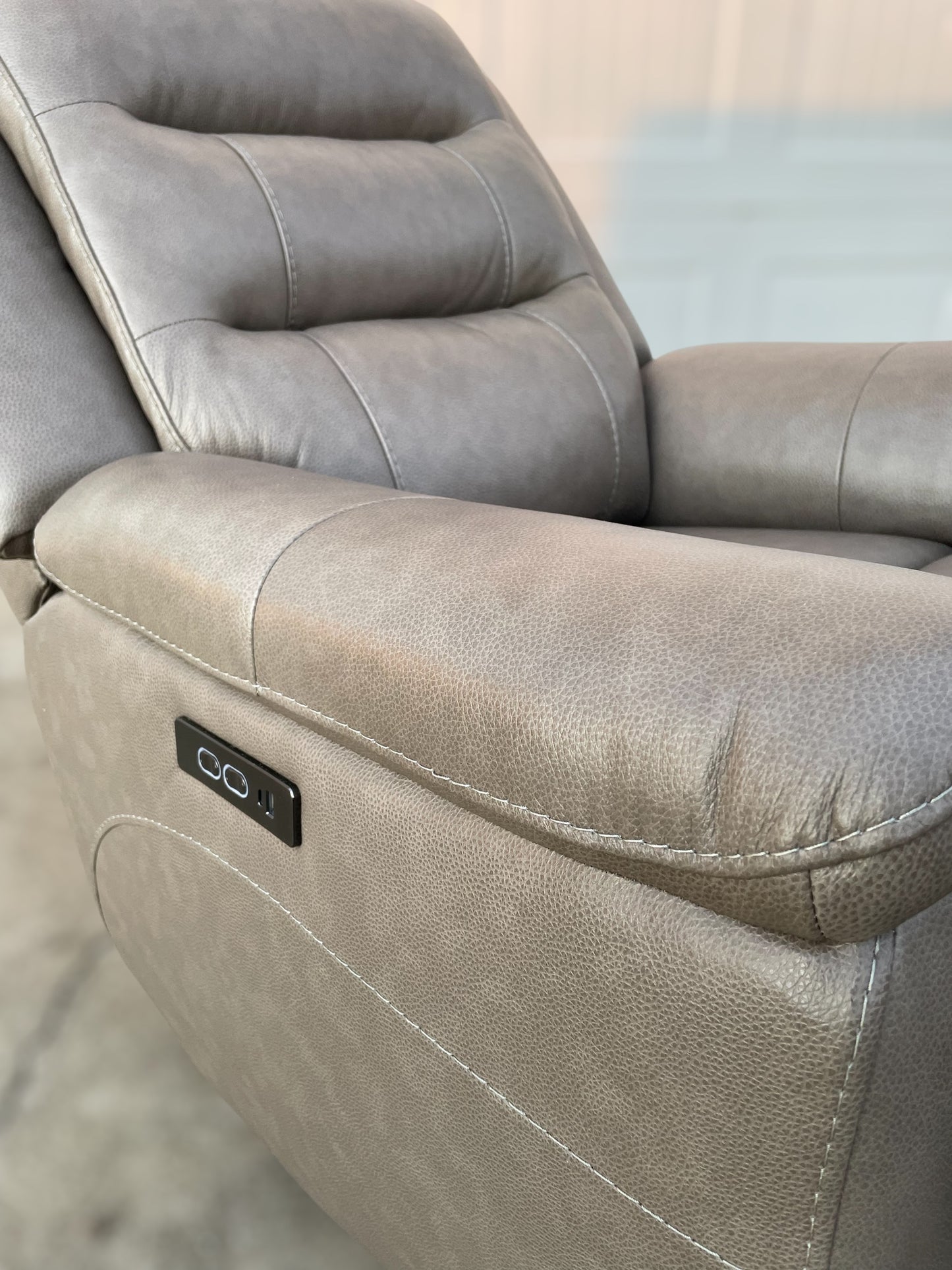 Mason Leather Power Recliner w/ Power Headrest – Costco