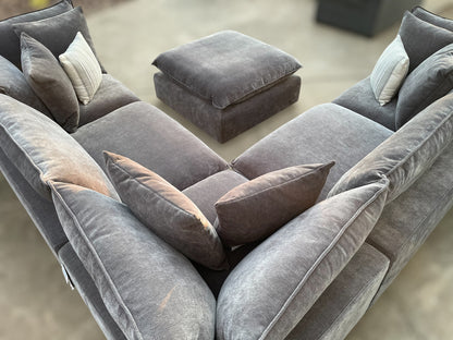 Aiden & Ivy Sereen Sectional – Costco (Dark Grey)