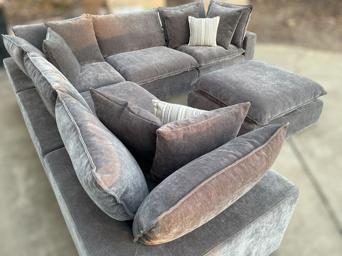 Aiden & Ivy Sereen Sectional – Costco (Dark Grey)