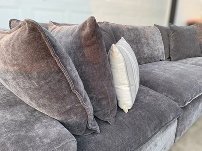 Aiden & Ivy Sereen Sectional – Costco (Dark Grey)