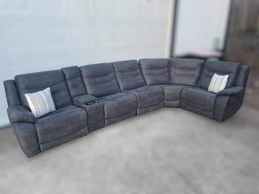 Kelsee 6-Piece Power Reclining Sectional – Costco