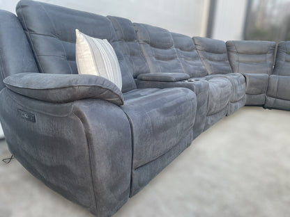 Kelsee 6-Piece Power Reclining Sectional – Costco