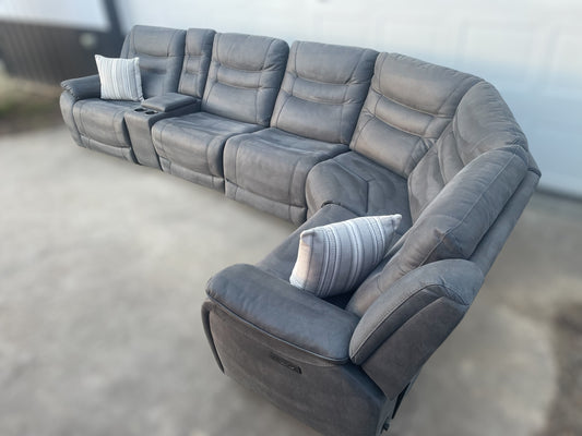 Kelsee 6-Piece Power Reclining Sectional – Costco