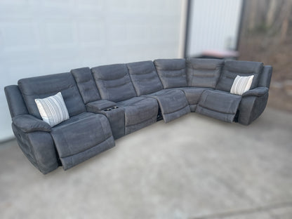 Kelsee 6-Piece Power Reclining Sectional – Costco