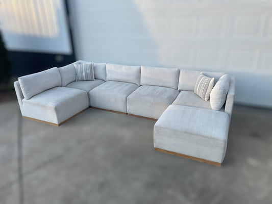 Henredon Murphy Fabric Modular Sectional w/ Ottoman – Costco