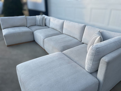 Henredon Murphy Fabric Modular Sectional w/ Ottoman – Costco