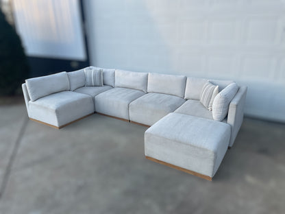 Henredon Murphy Fabric Modular Sectional w/ Ottoman – Costco