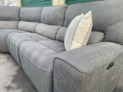 Costco Gray 6-Piece Power Reclining Sectional