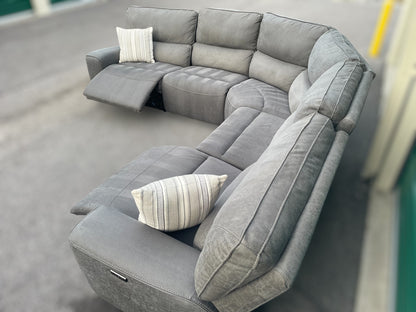 Costco Gray 6-Piece Power Reclining Sectional