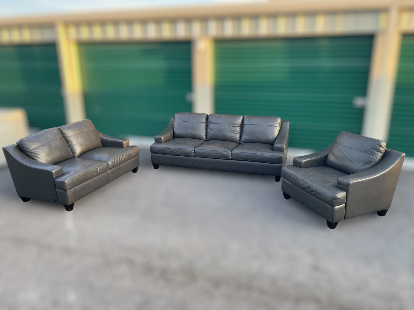 Merona 3-Piece Leather Set (Costco)