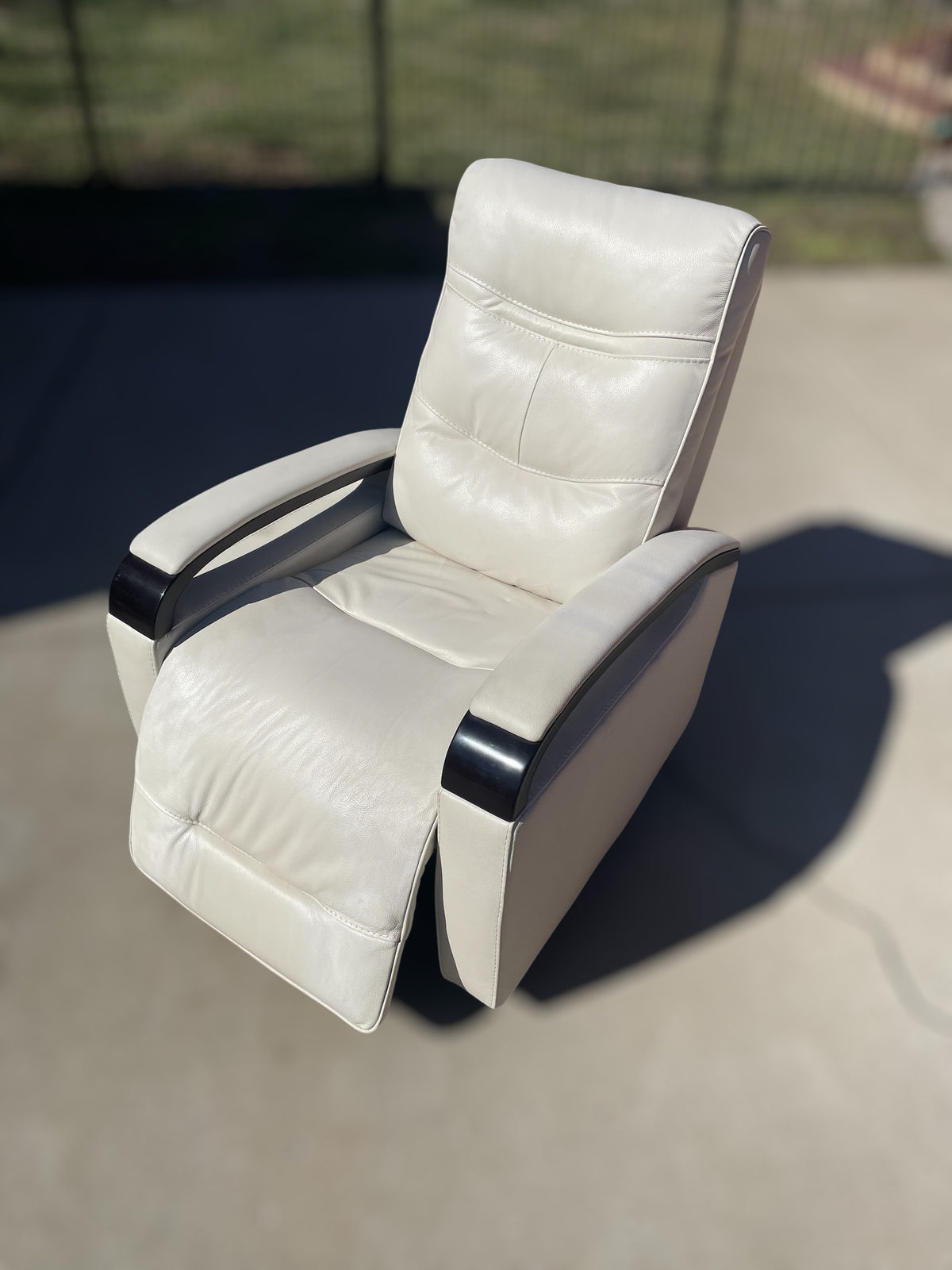 Canmore Leather Power Recliner with Power Headrest & USB - Costco