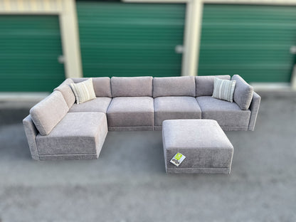 Thomasville Fallon 6pc Modular Sectional- Costco