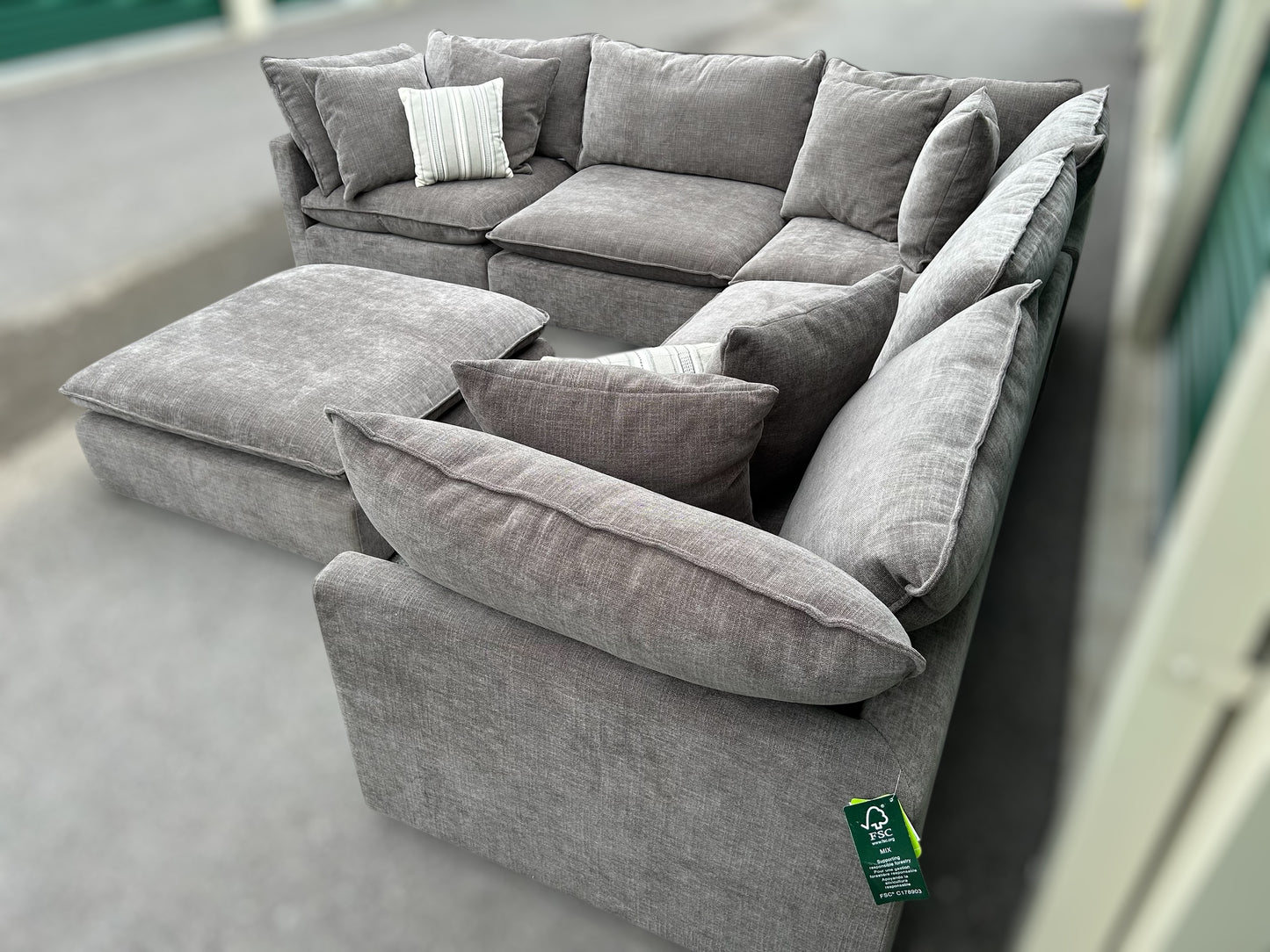 Mira 6-Piece Fabric Modular Sectional