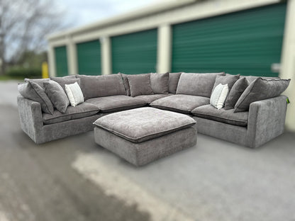 Mira 6-Piece Fabric Modular Sectional