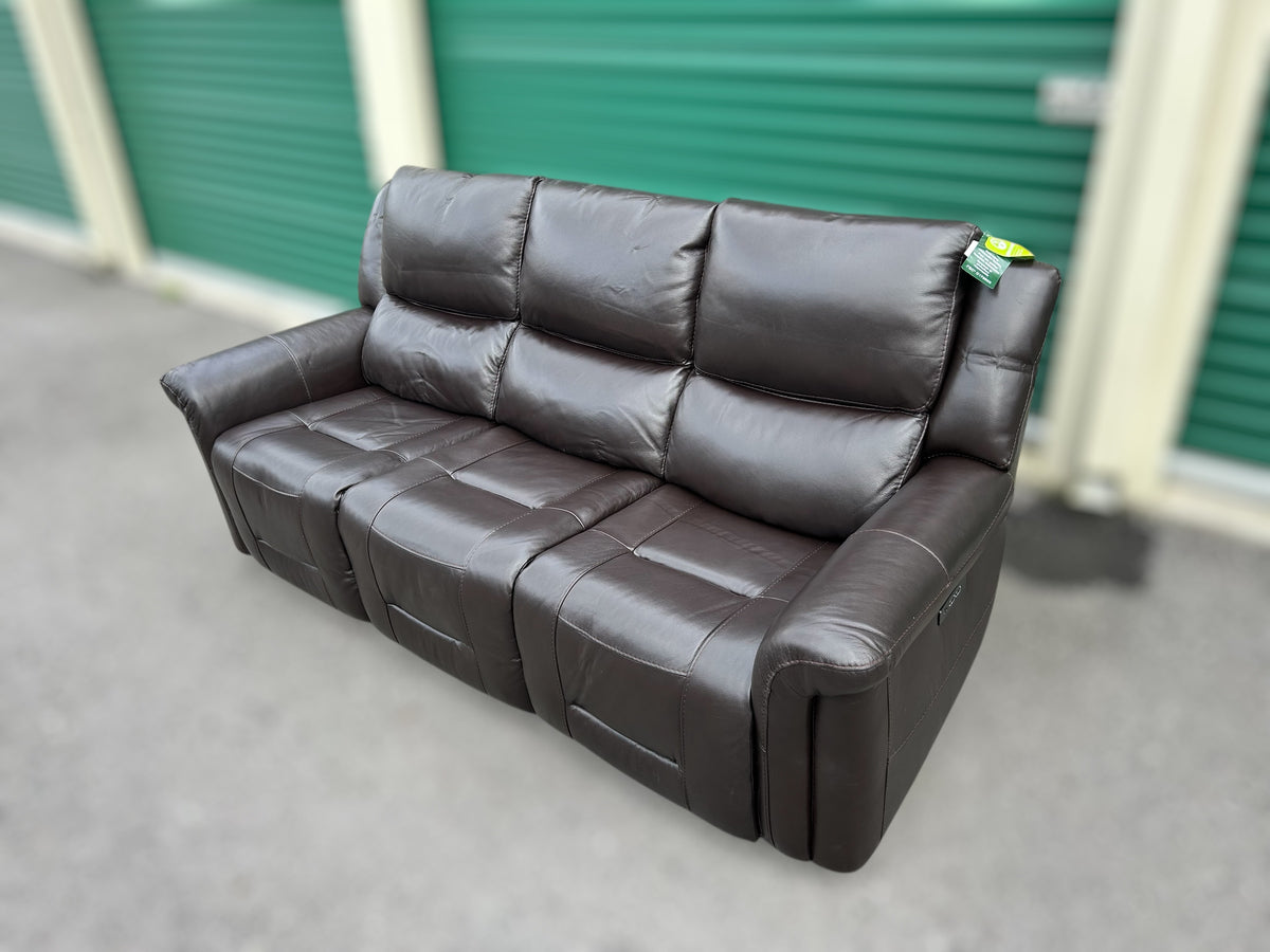Alba Leather Power Reclining Sofa
