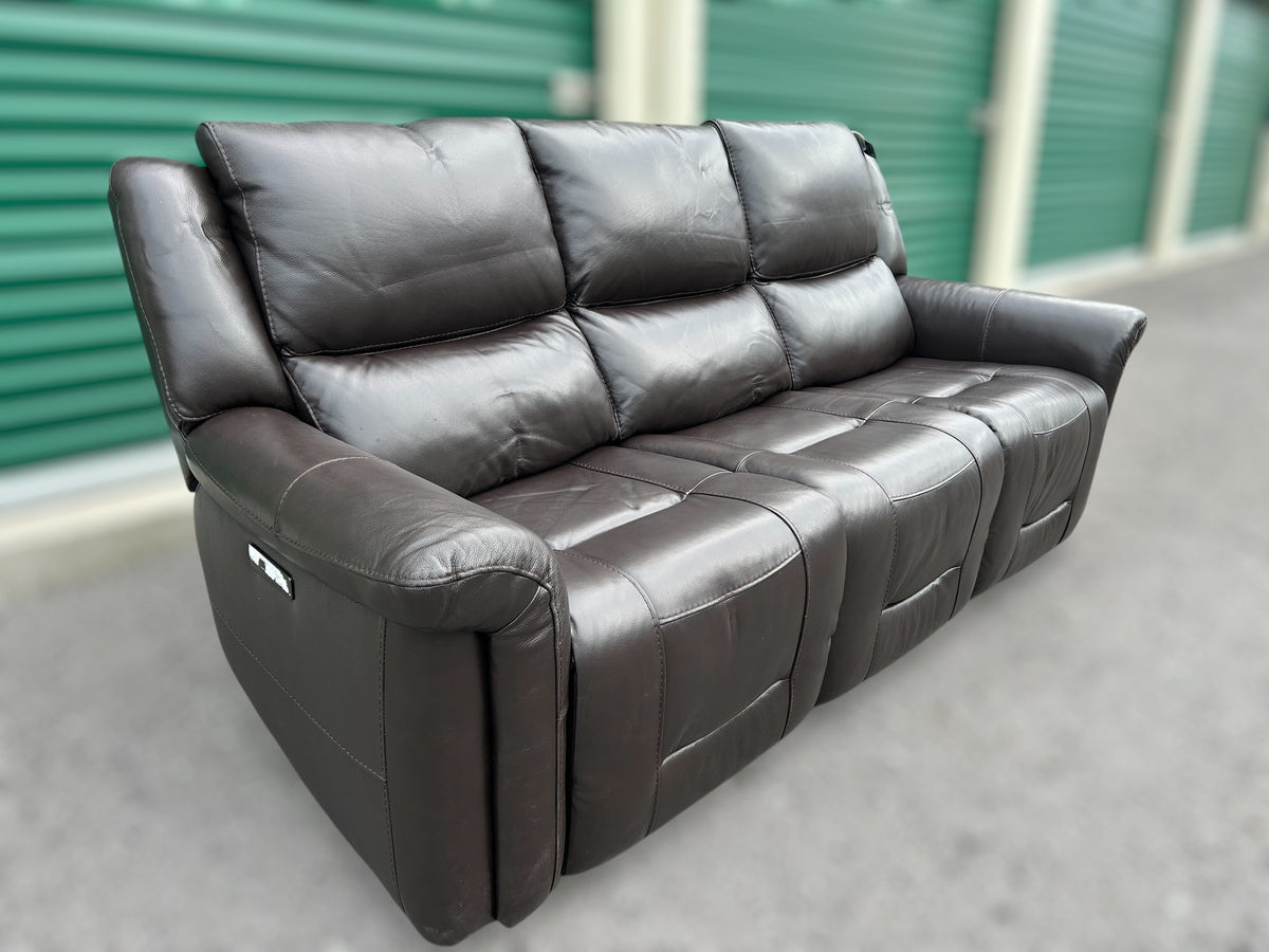 Alba Leather Power Reclining Sofa