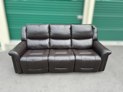 Alba Leather Power Reclining Sofa