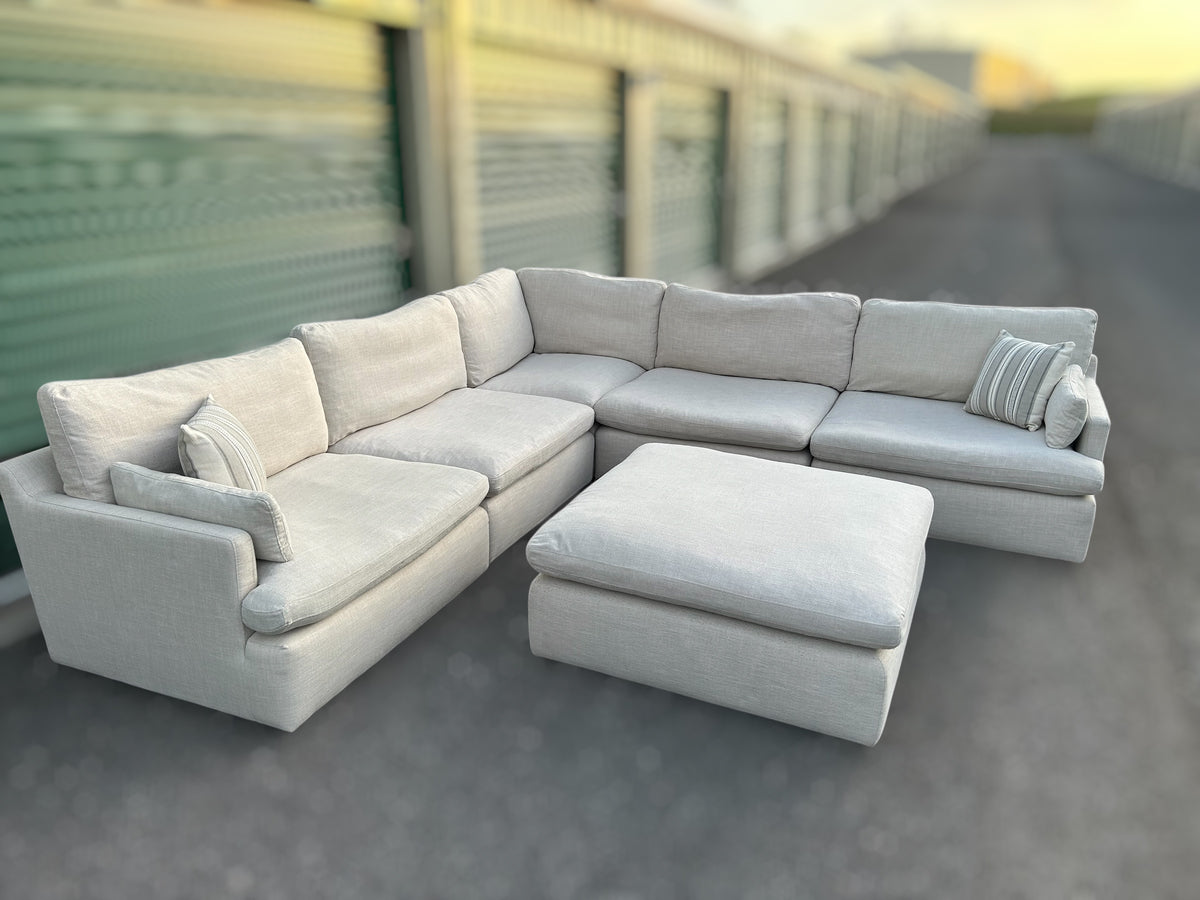 Off-White 3-Piece Modular Sectional from Ashley Furniture