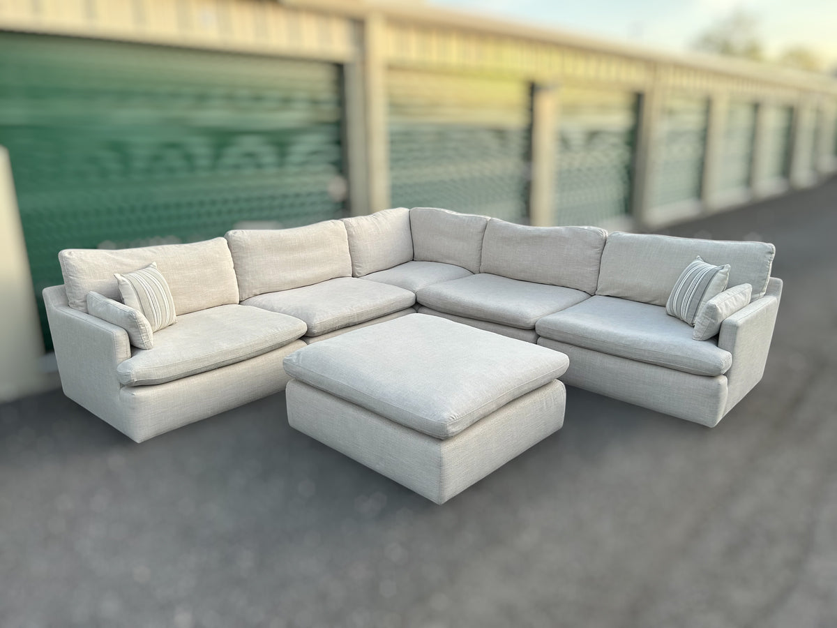 Off-White 3-Piece Modular Sectional from Ashley Furniture