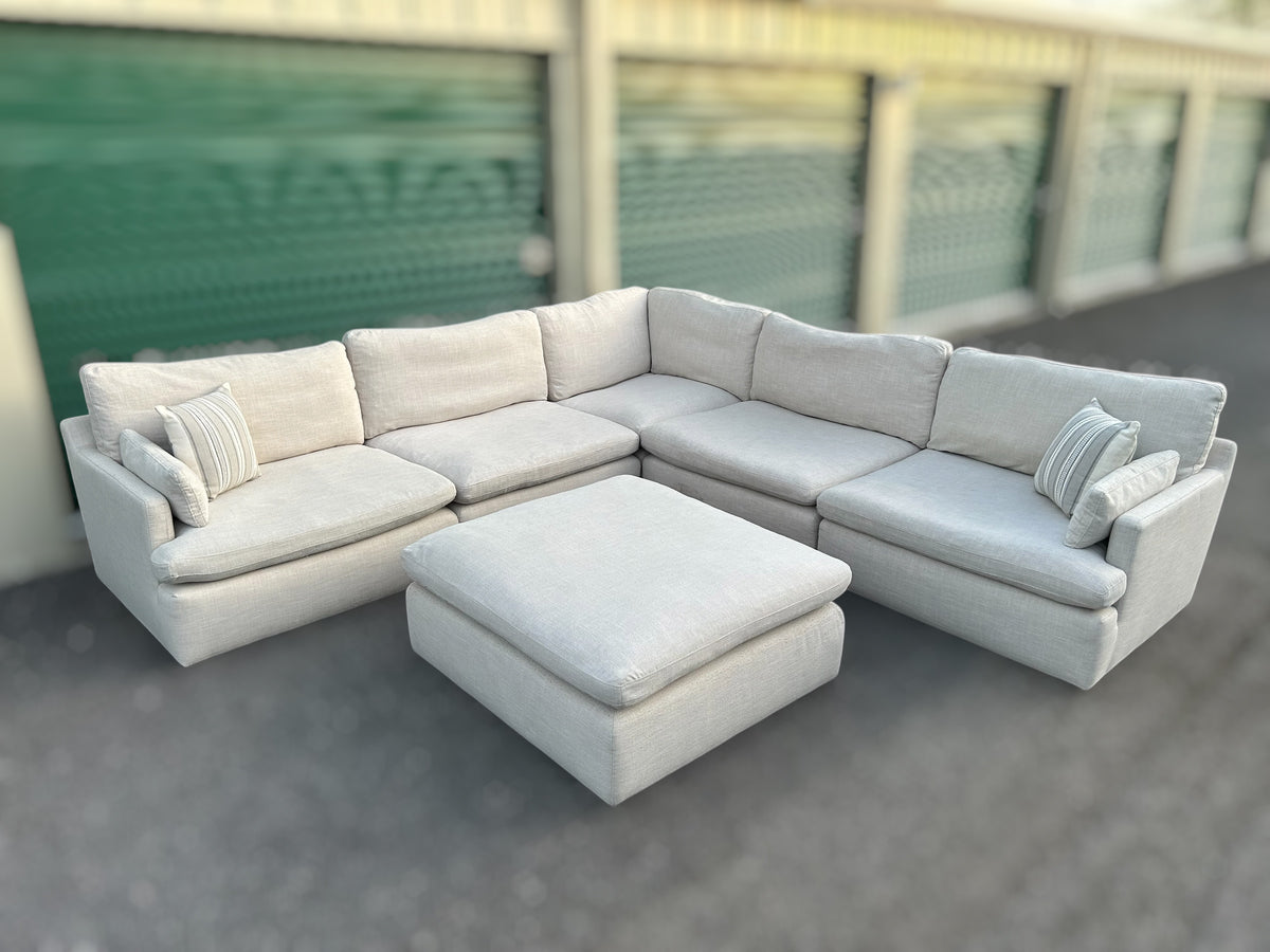 Off-White 3-Piece Modular Sectional from Ashley Furniture