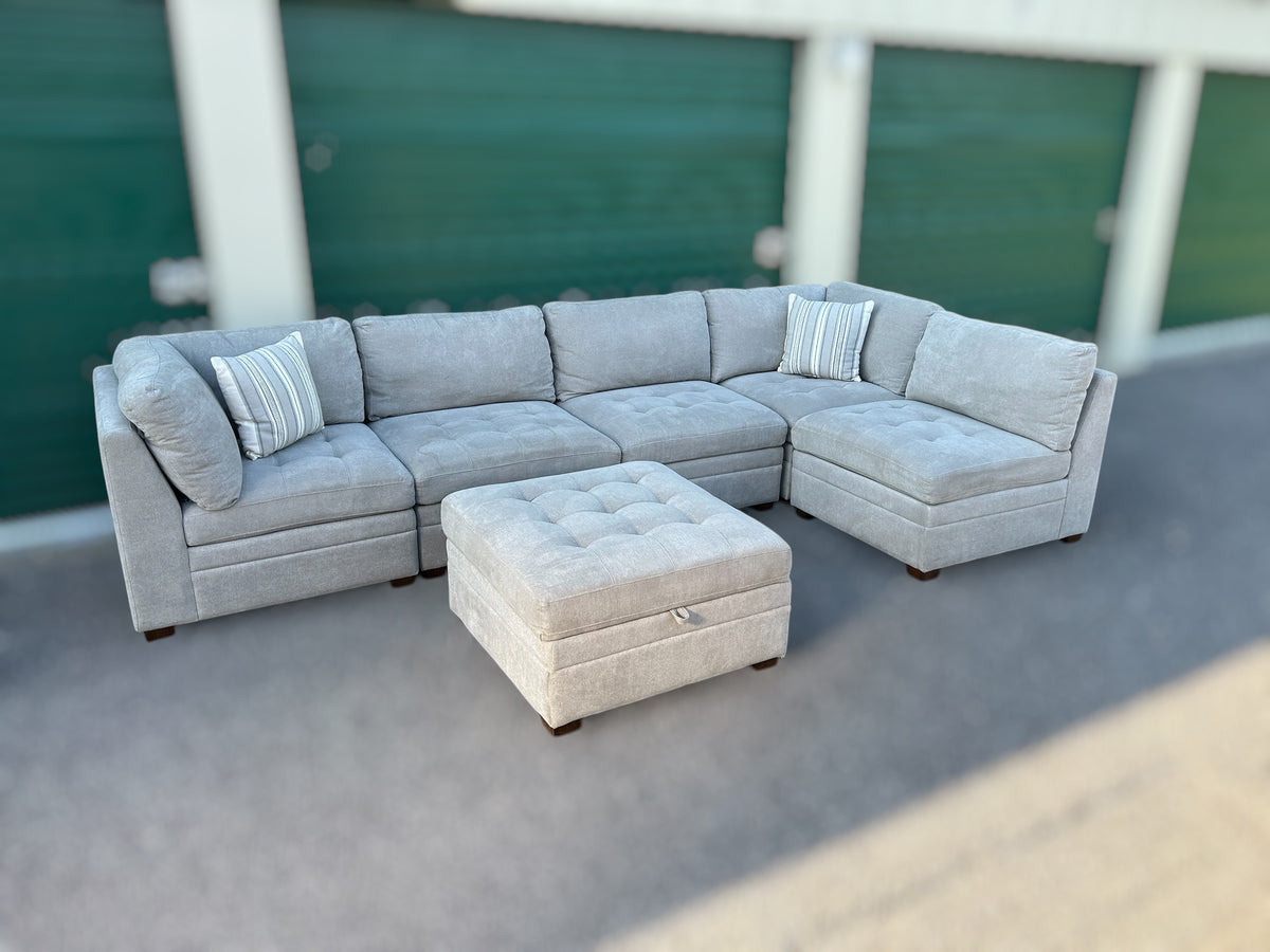 Thomasville Tisdale 6-Piece Sectional – Taupe