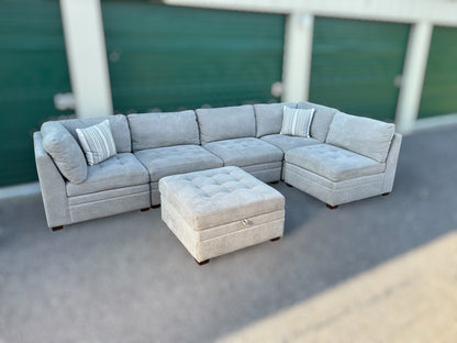 Thomasville Tisdale 6-Piece Sectional – Taupe