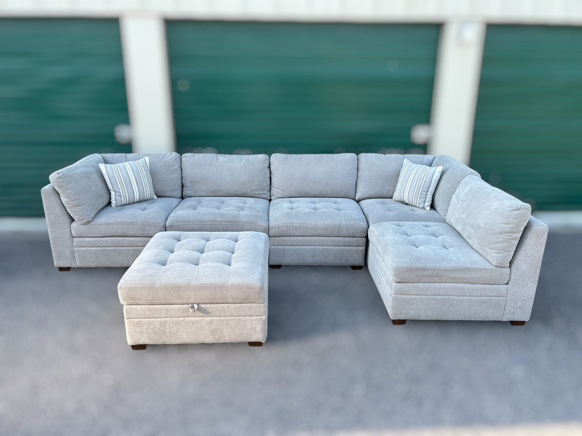 Thomasville Tisdale 6-Piece Sectional – Taupe