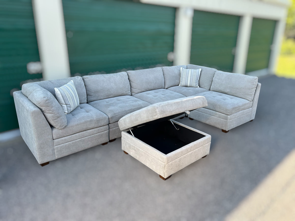 Thomasville Tisdale 6-Piece Sectional – Taupe