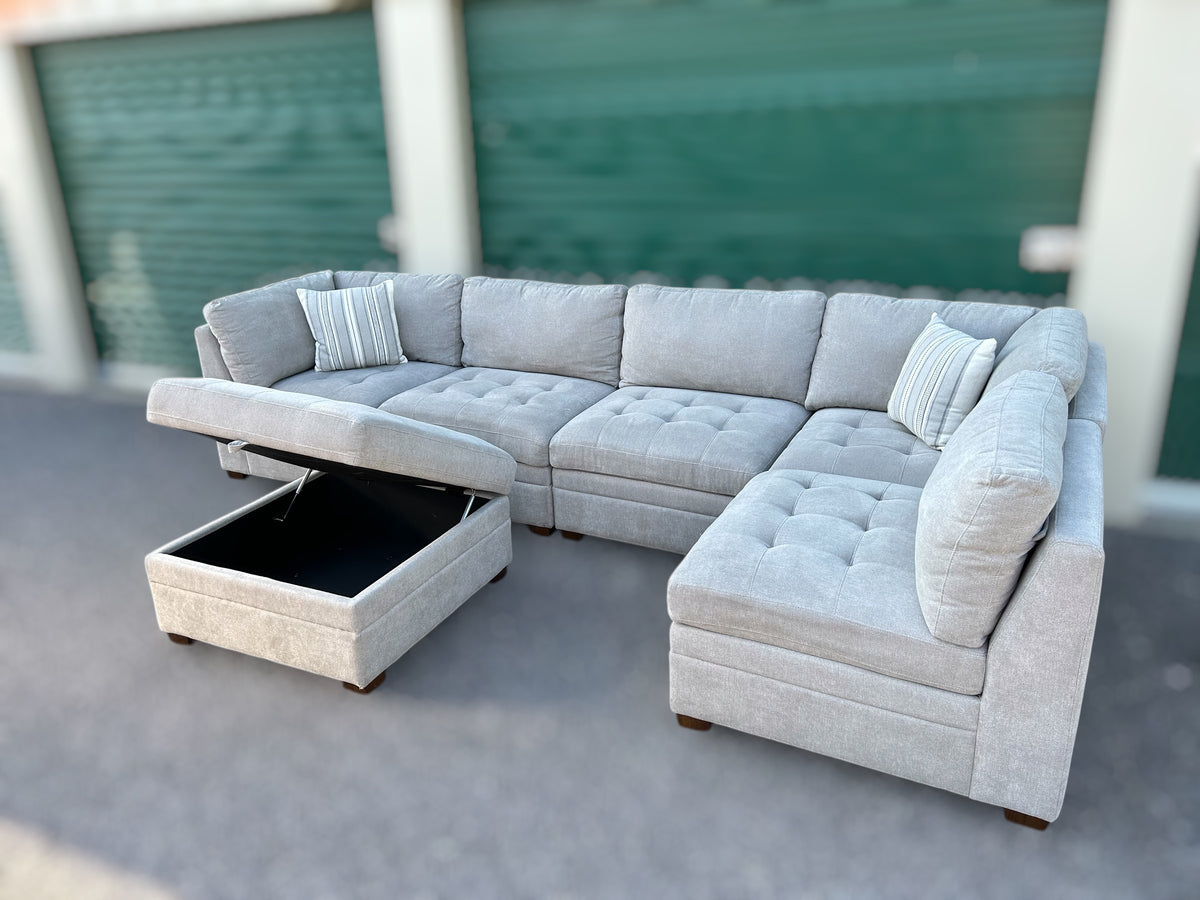 Thomasville Tisdale 6-Piece Sectional – Taupe