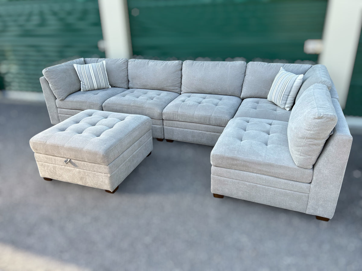 Thomasville Tisdale 6-Piece Sectional – Taupe