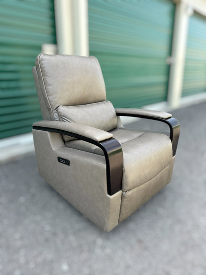Shayne Leather Power Recliner (Gilman Creek Furniture)