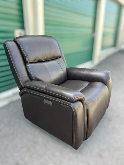 Bryson Leather Power Rocker Recliner (Barcalounger)