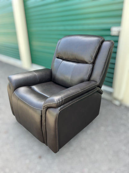 Bryson Leather Power Rocker Recliner (Barcalounger)